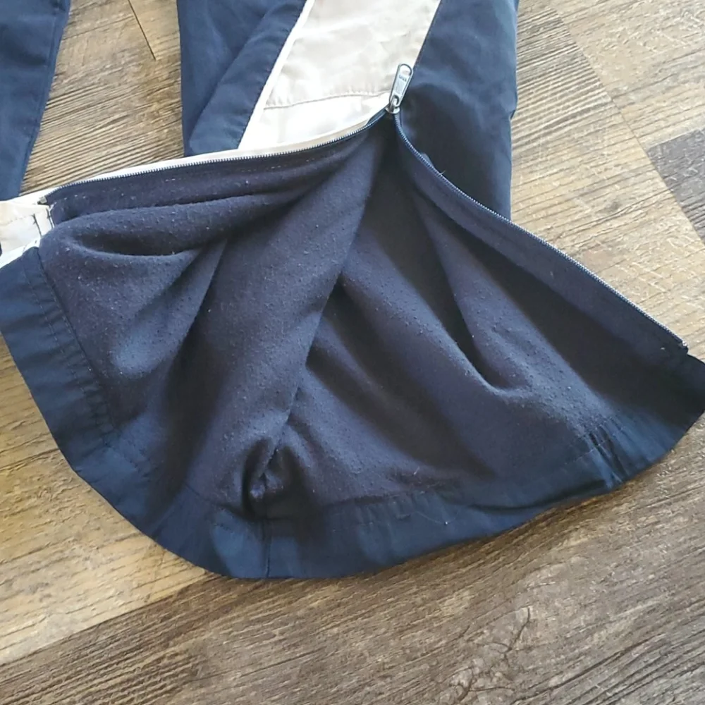 Nike fleece lining pants embroidered logo blue size L